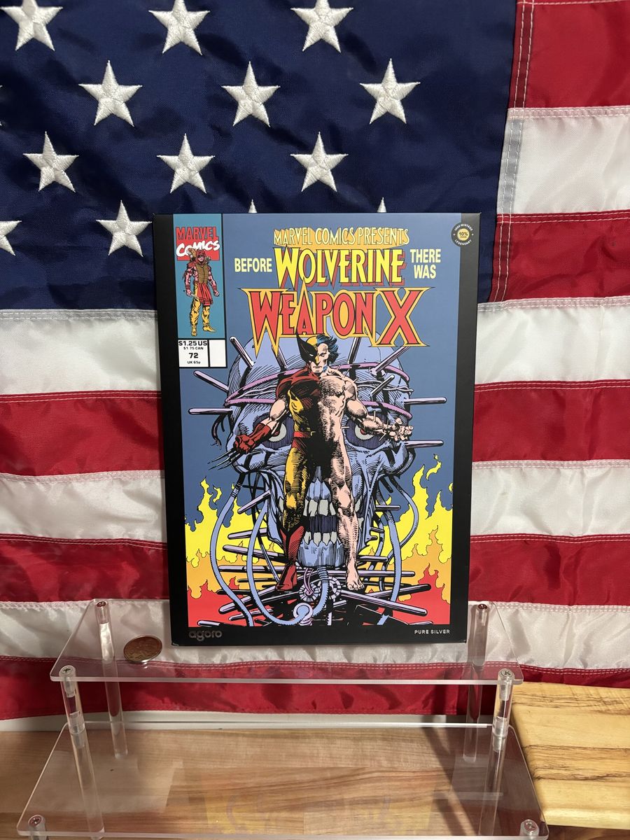 1oz Silver Wolverine Weapon X