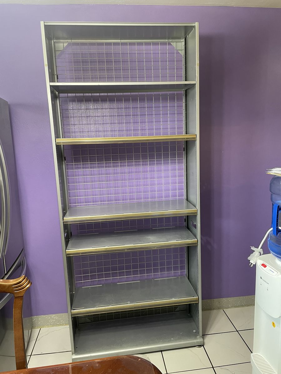 Heavy Duty Metal Retail Display Shelving Unit