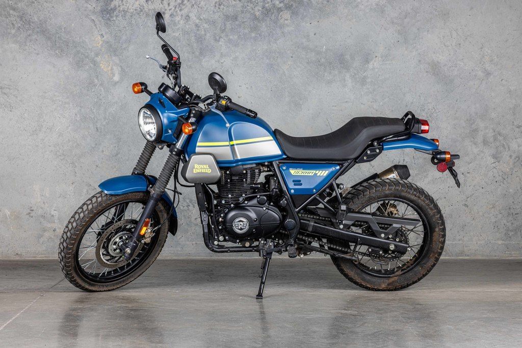 2023 Royal Enfield Scram 411 Graphite Blue