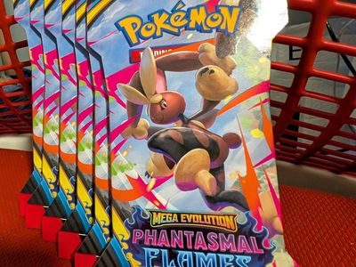 Pokémon Phantasmal Flames Sleeved Booster Pack (10 Cards) - 6 Packs