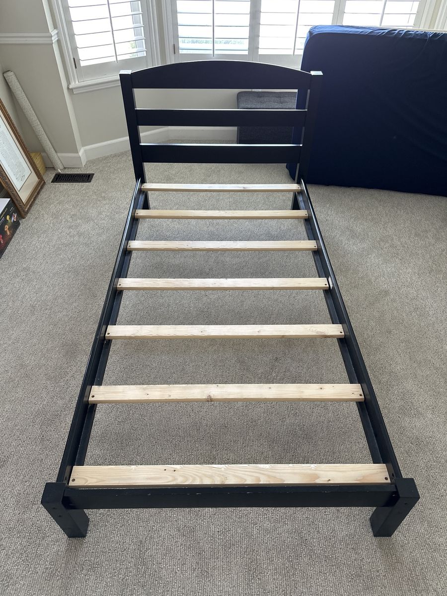 Black Twin Bed Frame