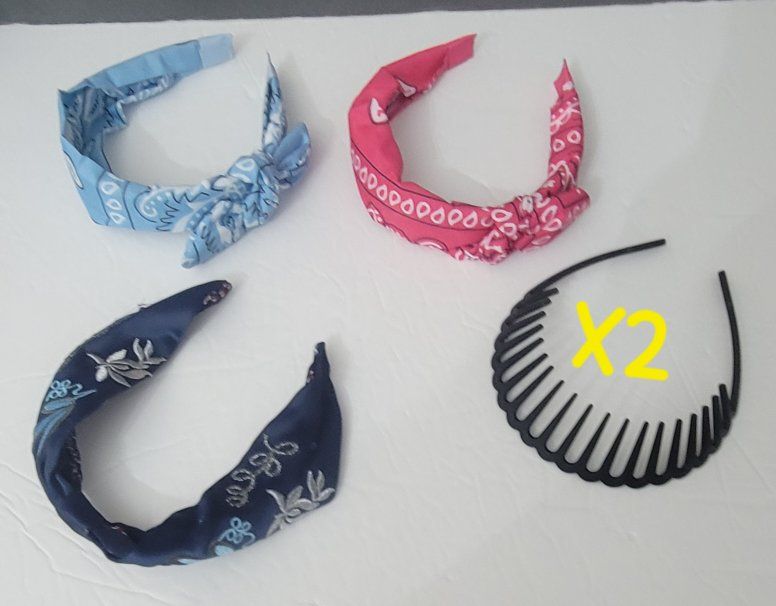 Assorted Hair Accessories Claw Clips, Headbands and Barrettes
