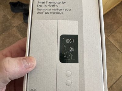 Sinope electric zigbee smart thermostat