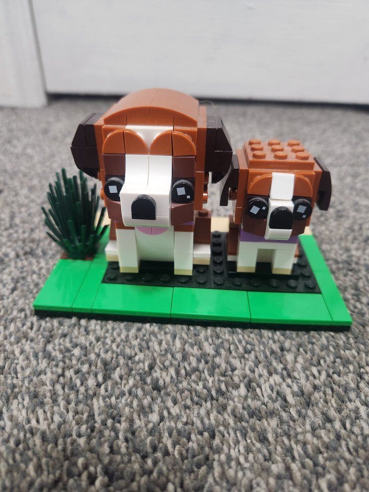 LEGO BrickHeadz Pets Saint Bernard & Puppy Set 40216