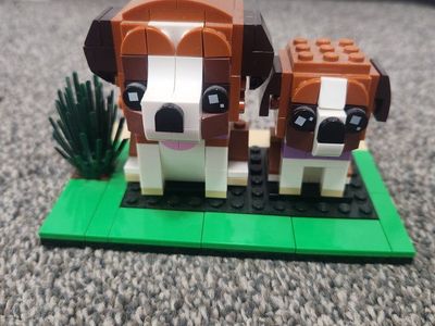 LEGO BrickHeadz Pets Saint Bernard & Puppy Set 40216