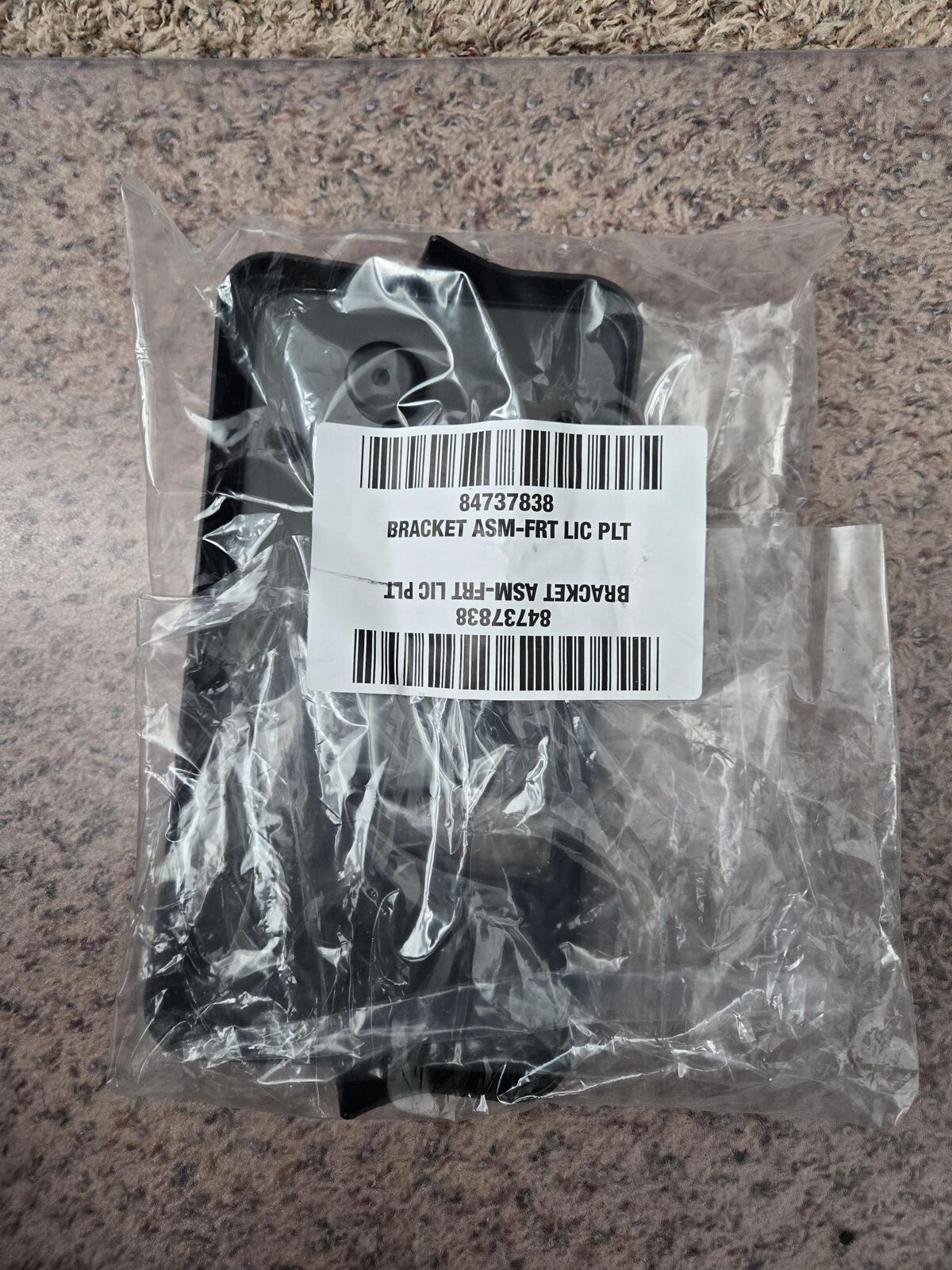 GM Front License Plate Assembly