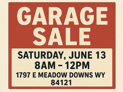 Garage sale