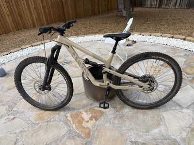 Canyon Full Suspension Mountain Bike - Tan / RockShox