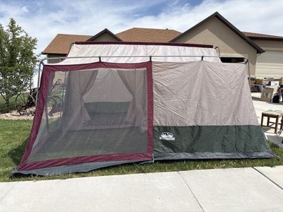 Tent 14’ X 14’ 3 room screened porch