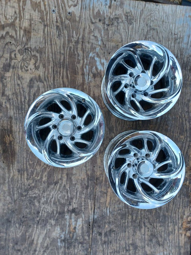 Crome plated steel rims