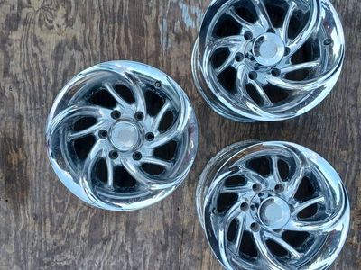 Crome plated steel rims