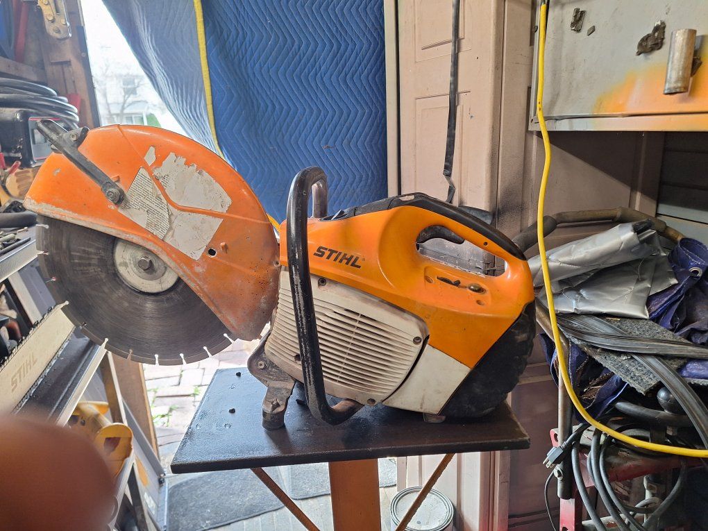 stihl TS420 concrete saw