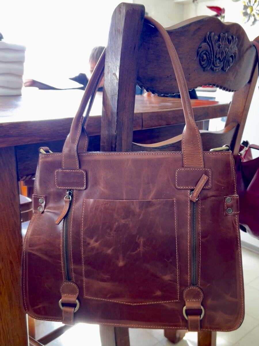 Soft Italian leather hobo bag