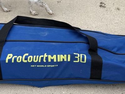 Vermont ProCourt Mini 30' Portable Tennis Badminton Pickleball Combi Net, Adjustable Height