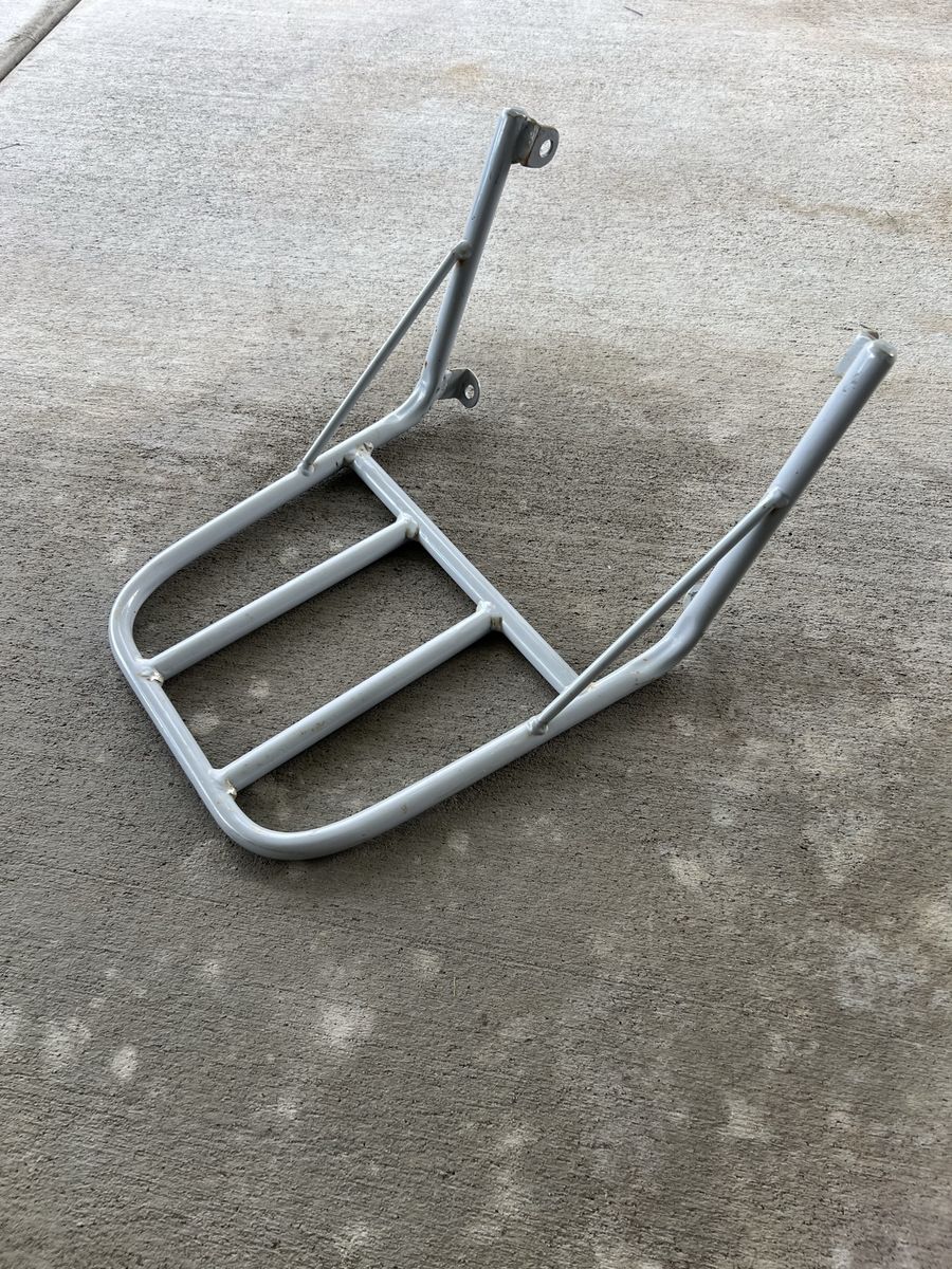CycleRacks Yamaha TW200 Front Cargo Rack - Light Gray, Used