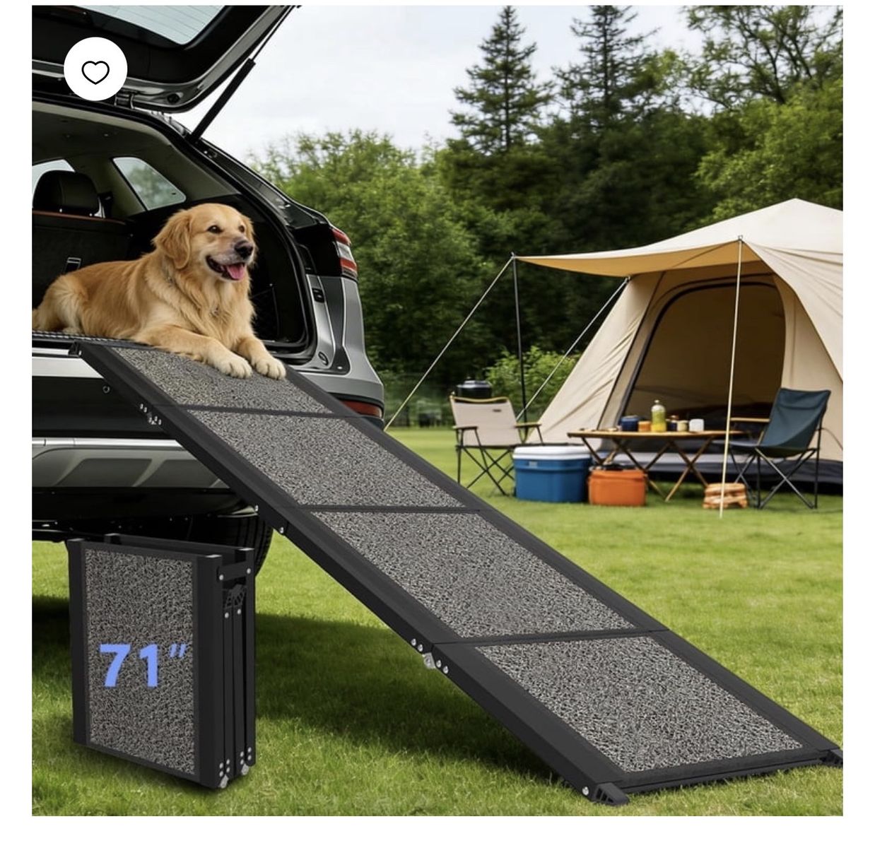 Dog Ramp Folding  Light weight. New in box.