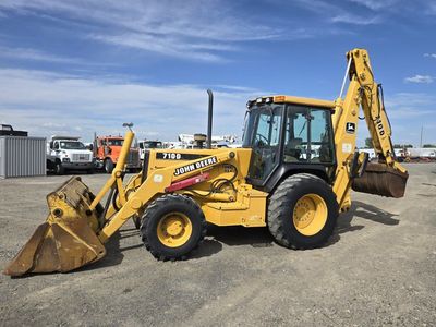 2001 John Deere 710D 4wd Extendahoe Backhoe