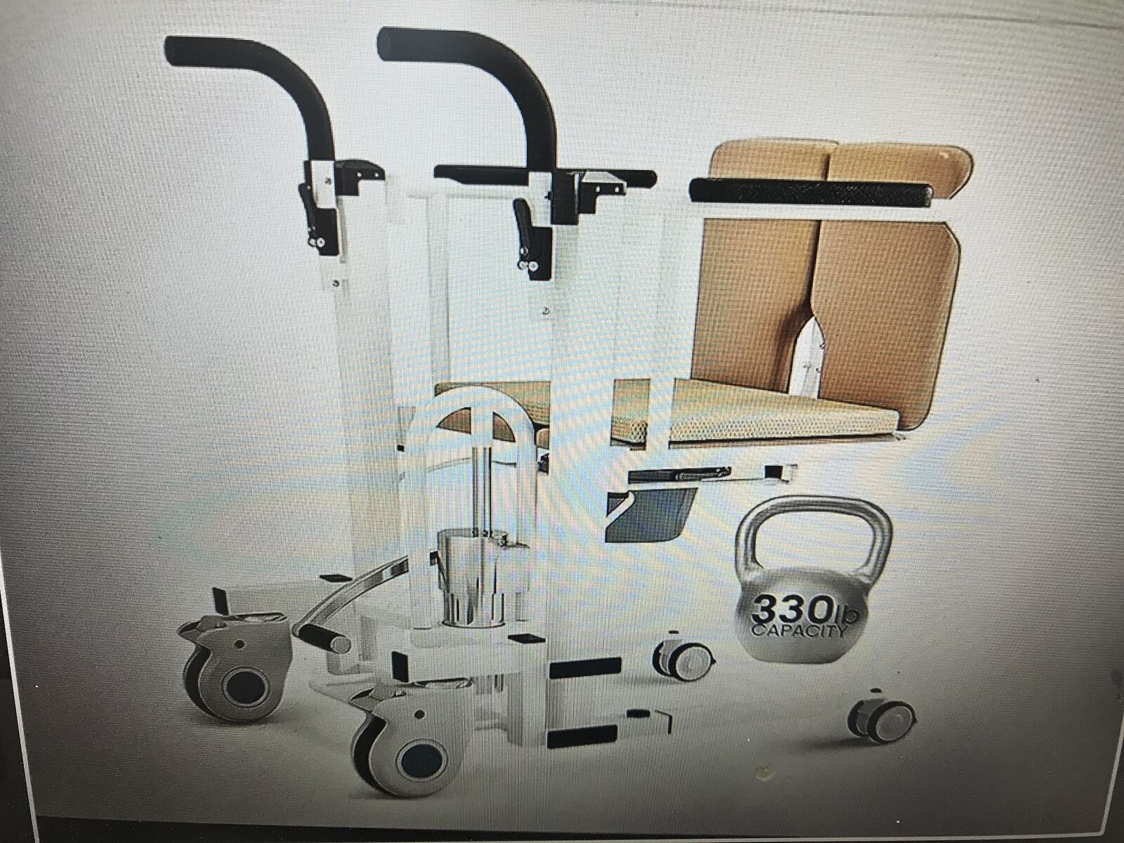 Hydraulic patient lift chair patient Dolly