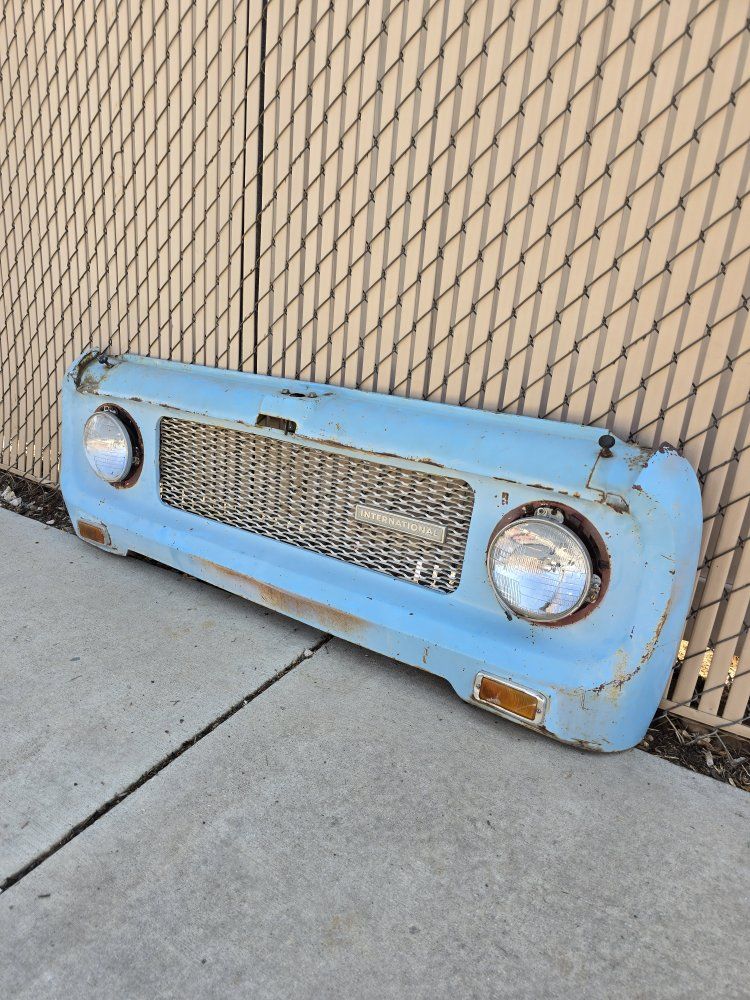 International Scout Nose Piece And Grille Assembly