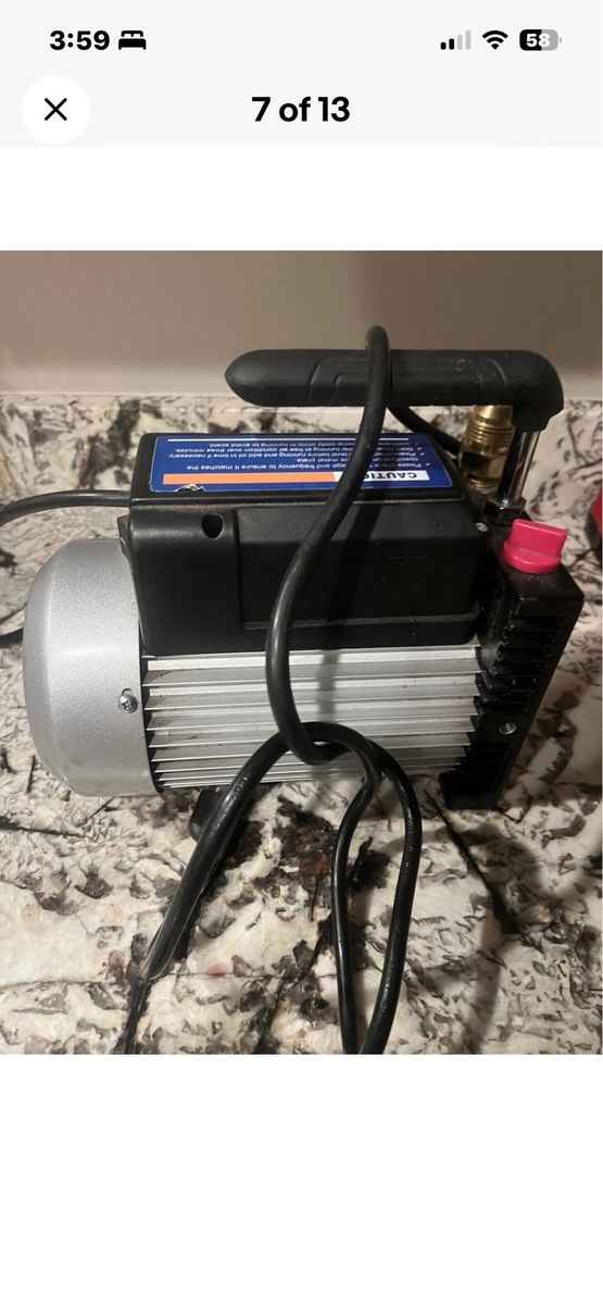 Harvest Right Freeze Dryer HRC-7-115 Vacuum Pump 7CFM 115 Volt —parts/repair