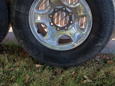 Set of Yokohama and Michelin Tires LT265/70R17 with Rims Dodge Ram