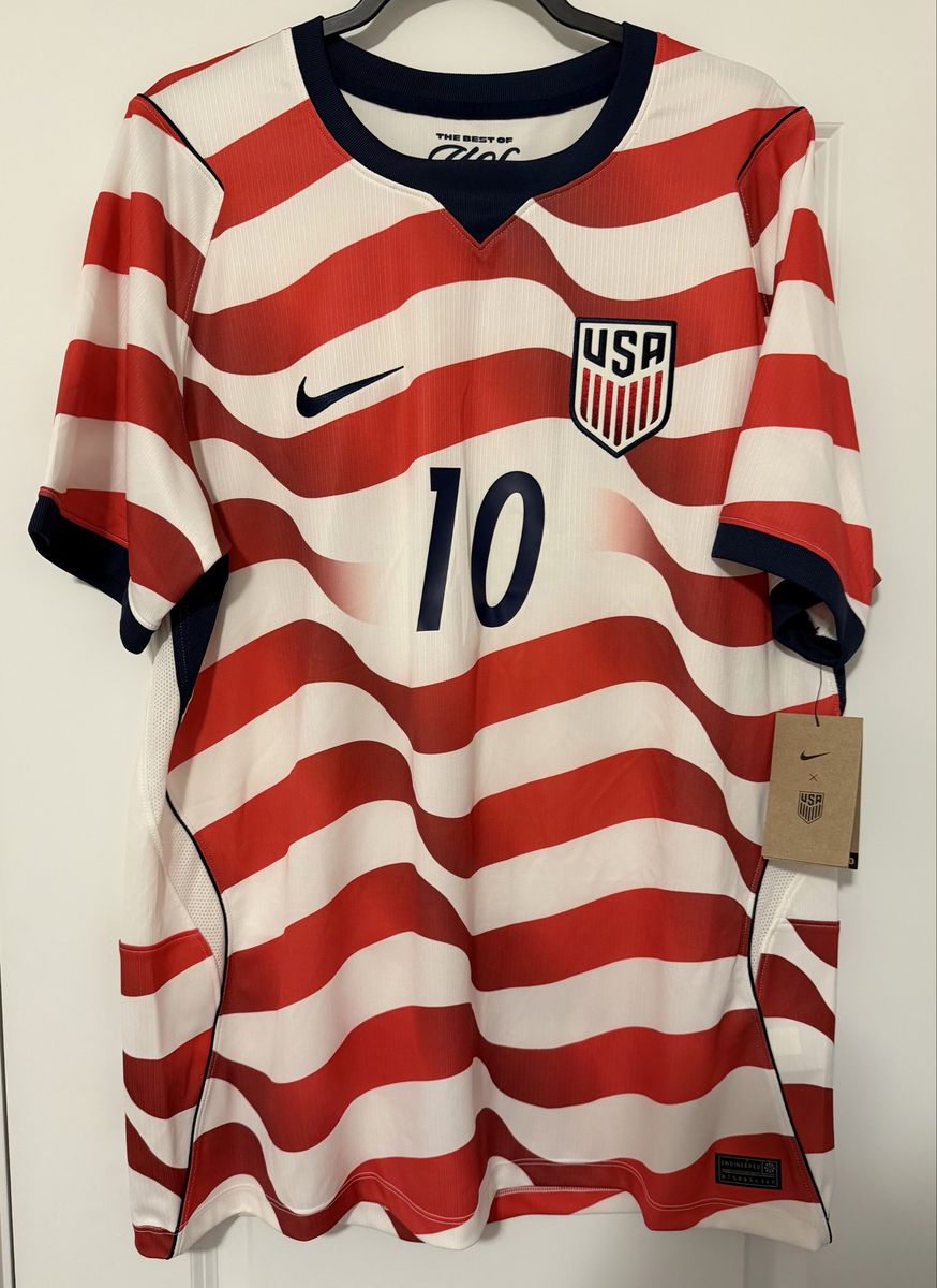 FIFA WORLD CUP USA USMNT Stadium Home Jersey - Christian Pulisic #10