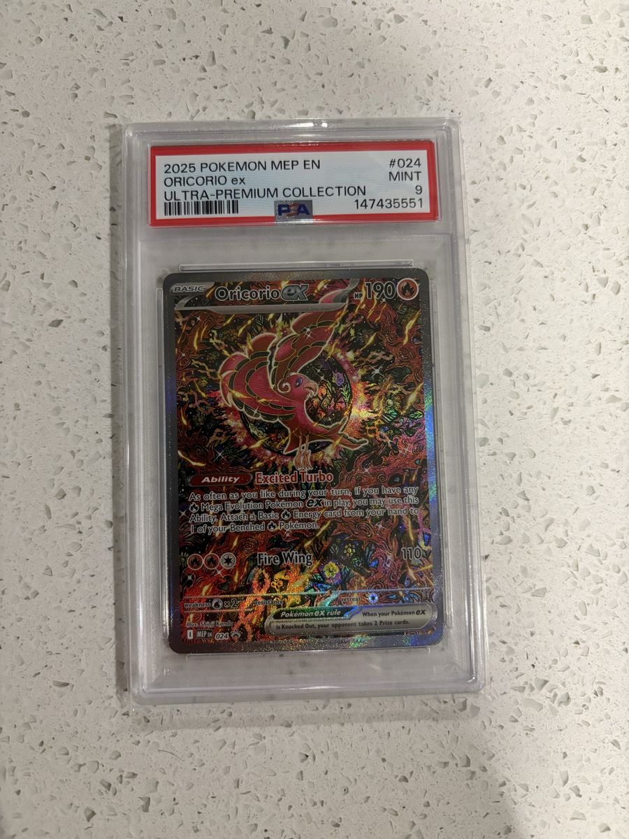 2025 Pokemon Oricorio EX UPC 024 Promo Ultra Premium Collection Charizard PSA Mint 9