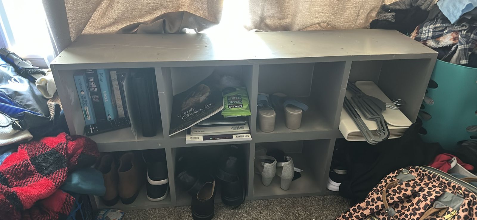 8 cube heavy duty shelf