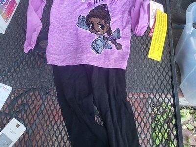 Girls' Black Panther Wakanda Forever Pajama Set - Size 6