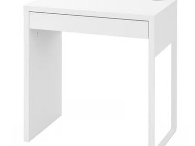 White desk with drawer IKEA