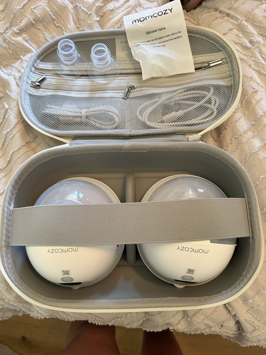 Momcozy M5 Wearable Breast Pump Kit with Case - Hands-Free, Portable, Rechargeable