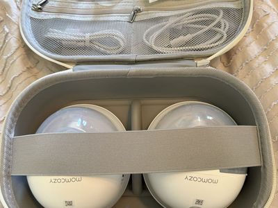 Momcozy M5 Wearable Breast Pump Kit with Case - Hands-Free, Portable, Rechargeable