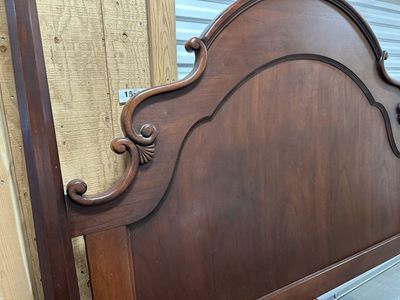 Red mahogany classic king size headboard. $125. OBO.