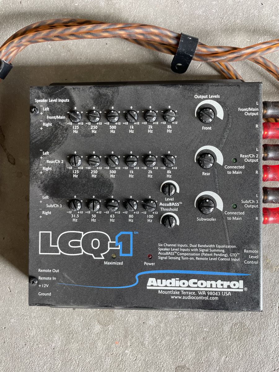 Car audio equipment