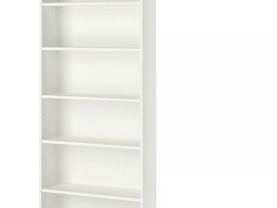 IKEA BILLY Bookcase - White, 79 1/2" Tall, Adjustable Shelves, Versatile Storage
