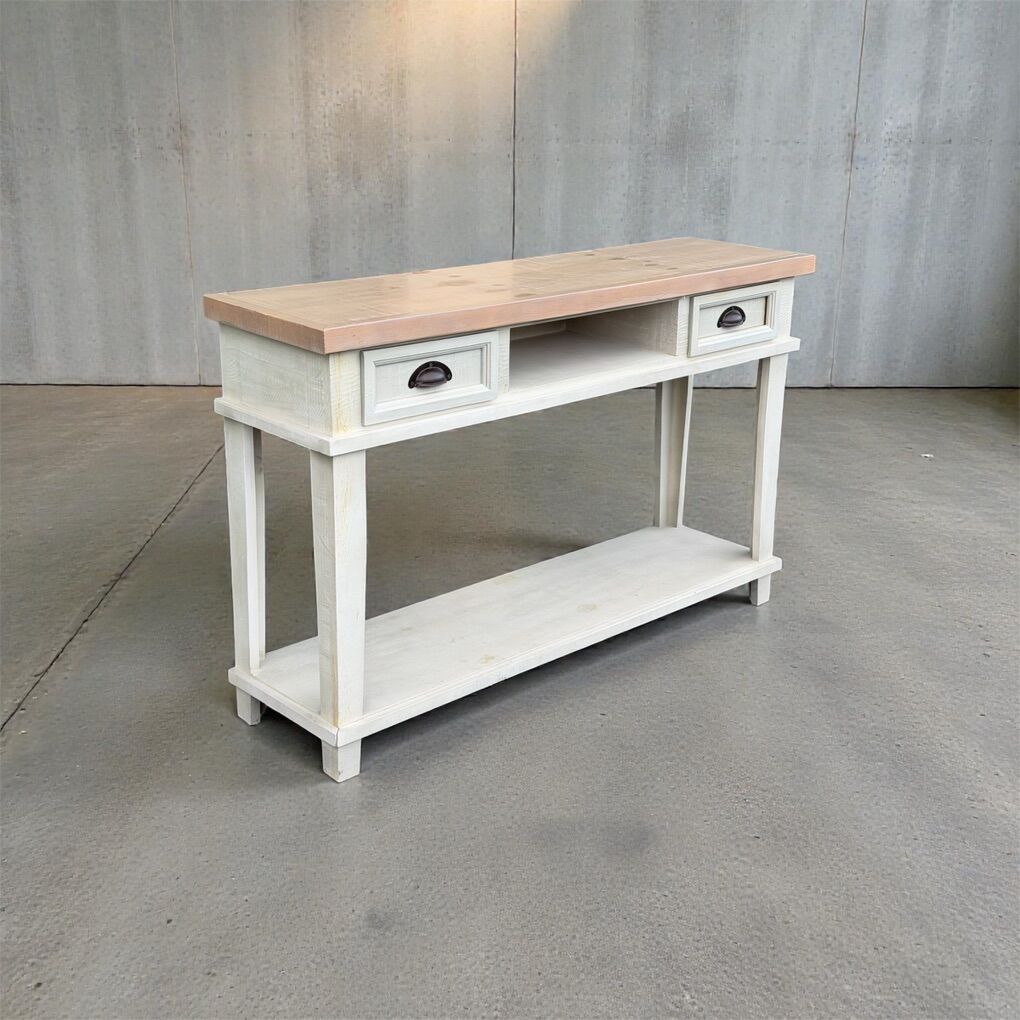 Console Table with Drawers & Shelf