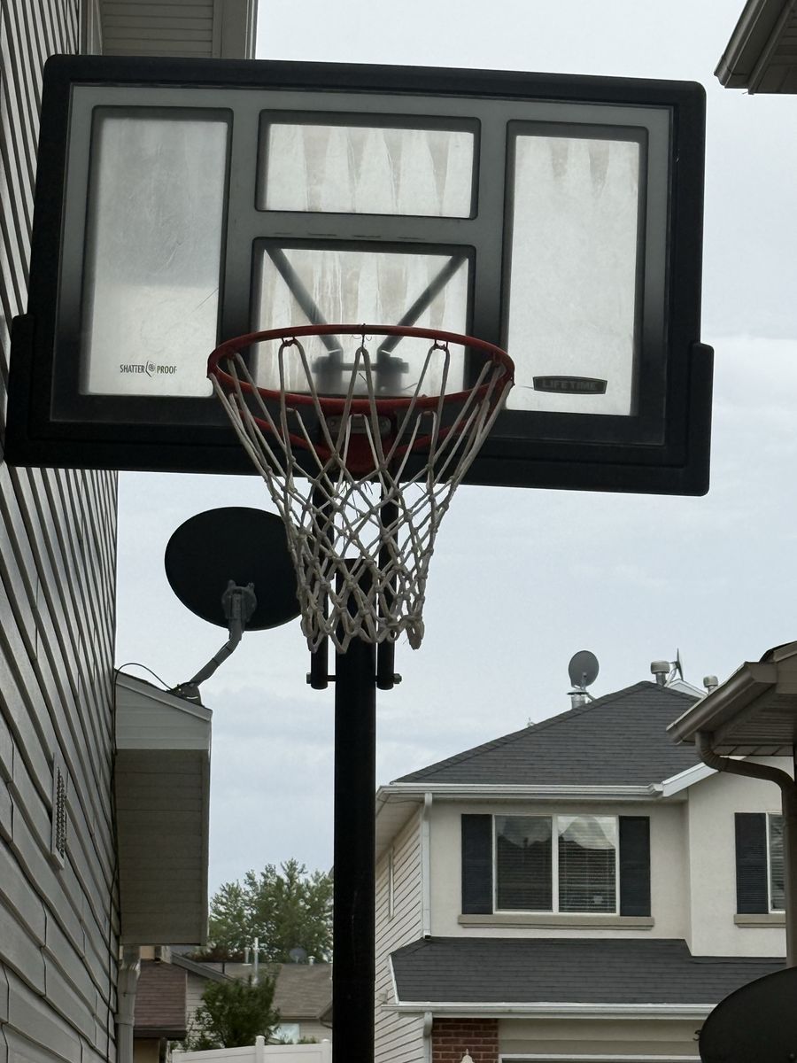Lifetime Portable Basketball Hoop System with Shatterproof Backboard
