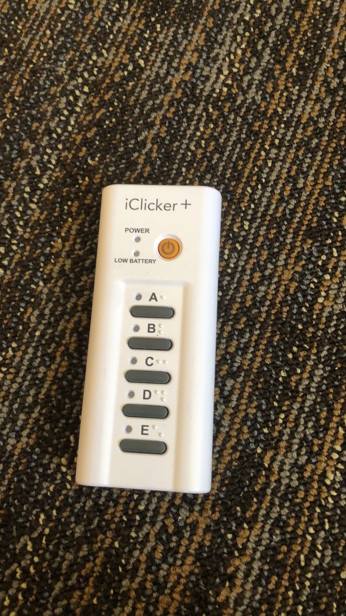 iClicker+ Student Response System Remote