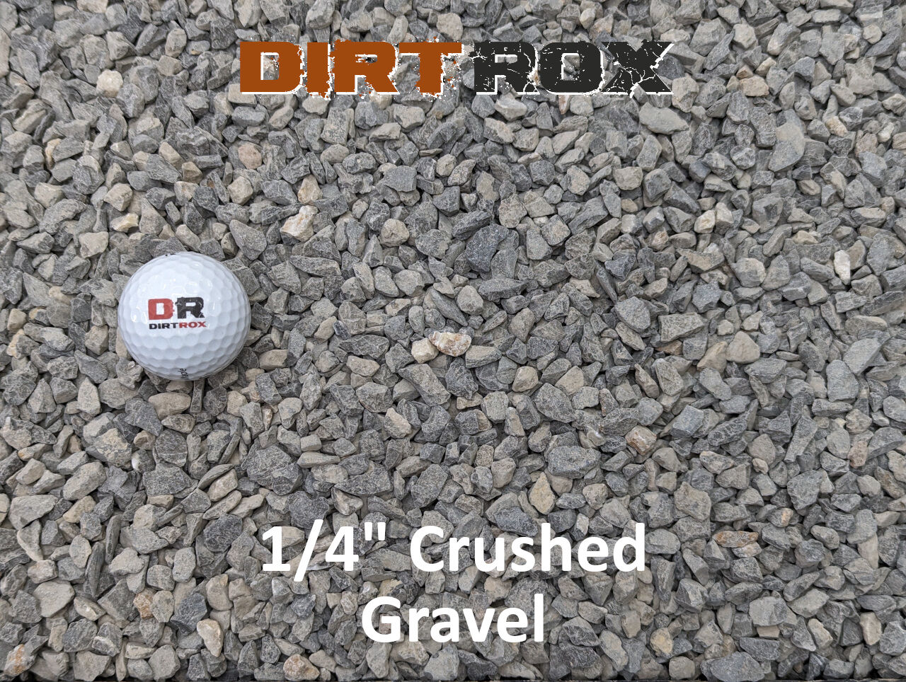 1/4" Crushed Gravel - Home Delivery by DirtRox.com