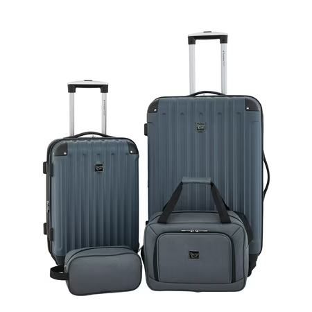Travelers Club 4-Piece Hard Side Luggage Set