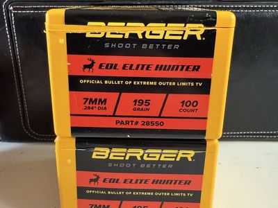 Berger 7mm 195 gr Bullets
