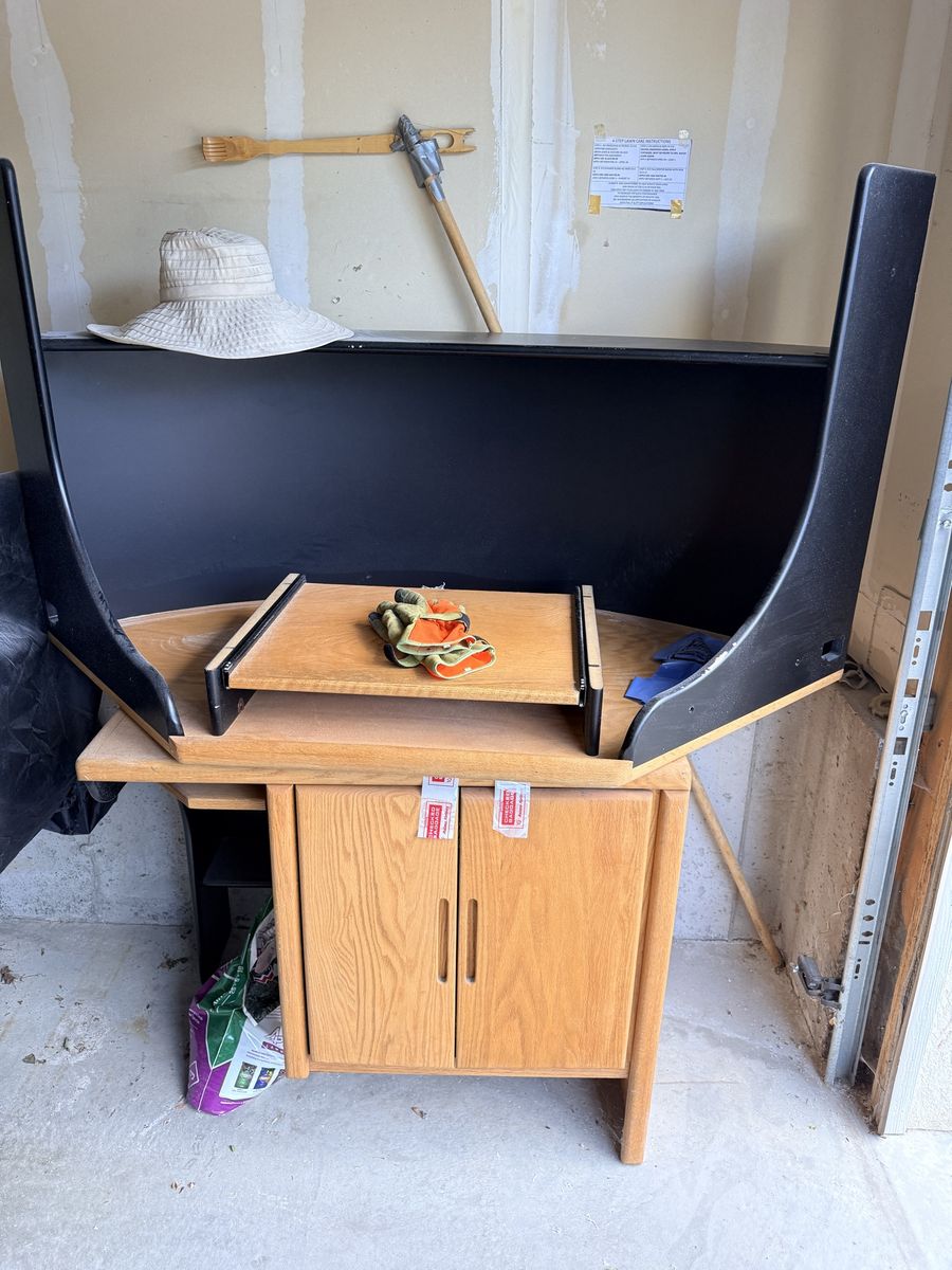Free Solid Wood Desk / Office Furniture