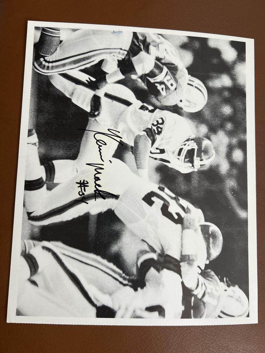 Kevin Mack Autograph Cleveland Browns NFL Autograph 8x10 Photograph Hand Signed
