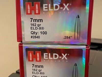 7mm 162 gr. ELD-X and ELD Match Bullets