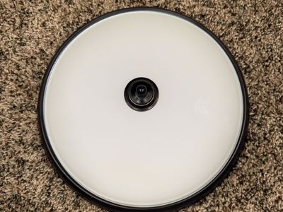 Flush Mount Ceiling Light Fixture White Glass Shade Dark Bronze Trim