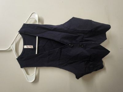 Ladies 1XL navy blue vest