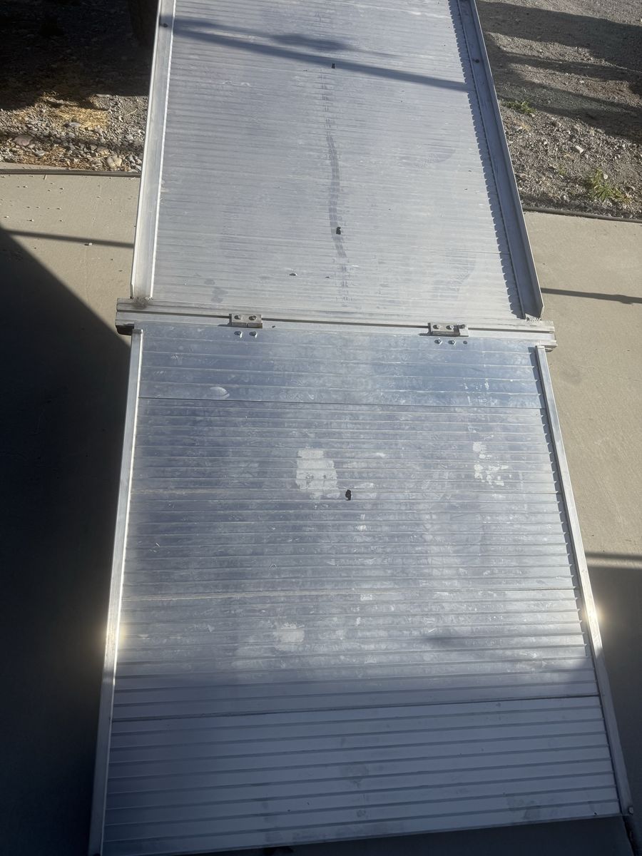 Folding Aluminum Loading Ramp for Truck/Trailer - Lightweight & Portable
