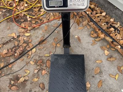 Scale Electronic Computing Digital Platform Scale, 220 lbs Load