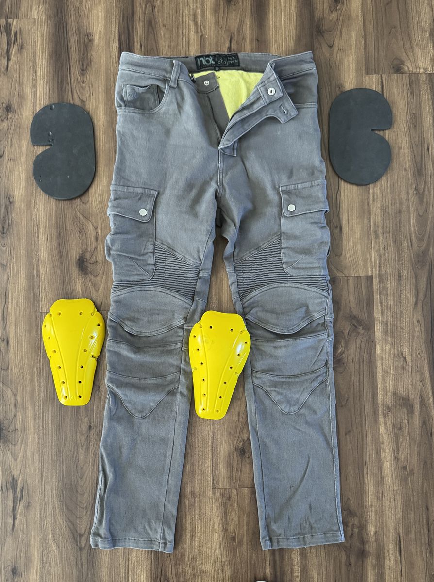 NBT CLOTHING License To Ride Grey Motorcycle Pant Aramid Edition size 30
