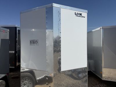 6x12 Look ST DLX Enclosed Cargo Trailer - 6'6" Interior - 3.5K GVWR - .080 PolyCor, Barn Doors